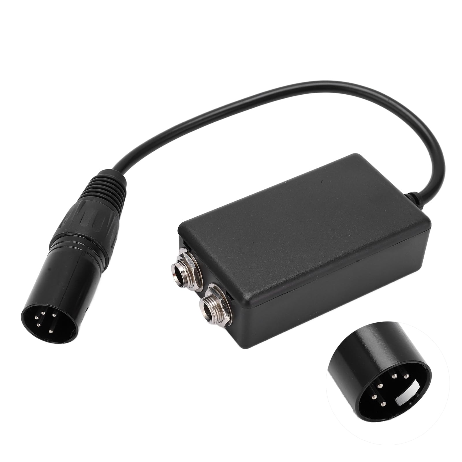Adattatore per Cuffie Aeronautiche GA Doppie Spine per XLR 5 Pin Maschio Cavo di Prolunga per Cuffie Adattatore Portatile Leggero per Viaggi Pilota