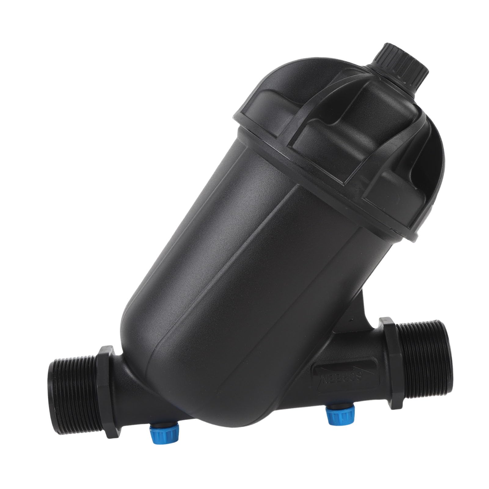 Karlak 5,1 cm Bewässerungsfilter mit 120 Mesh-Sieb, Y-förmiger Pipeline-Filter für Hinterhof, Garten, Bauernhof, Gewächshaus, industrielle Verwendung, entfernt effizient Verunreinigungen, verbessert