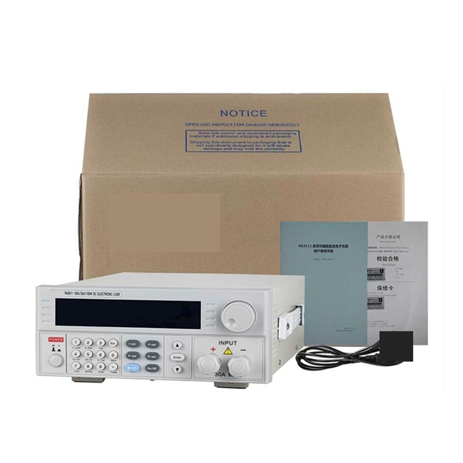 Elektronische Last RK8512 Spannung 150 V Strom 60 A Leistung 300 W Optale RS232-Schnittstelle Hohe Genauigkeit