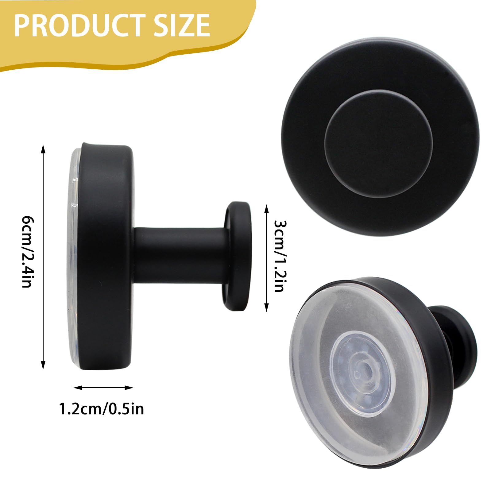 Crochet Mural Ventouse Puissant – Sans Perçage, étanche Et