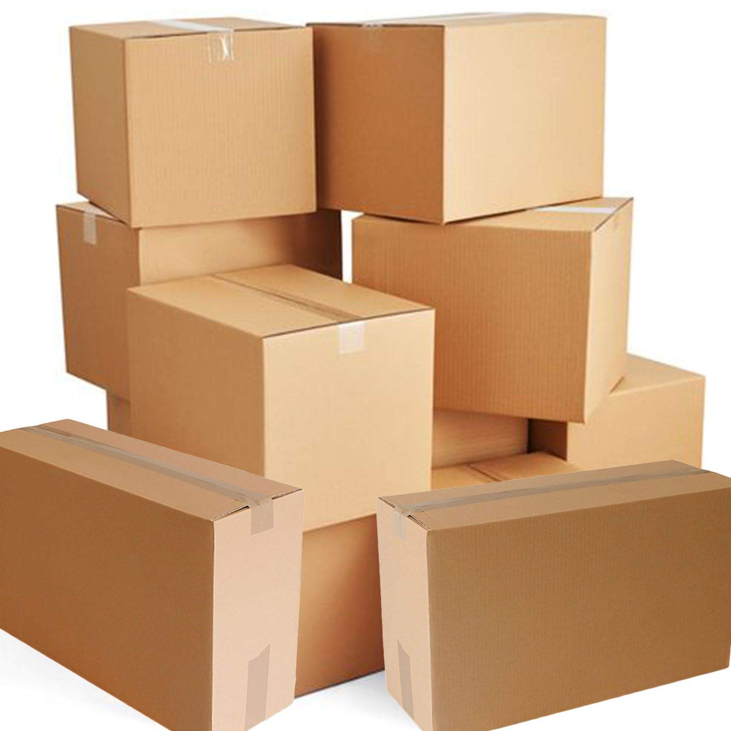100 Count 6x5x5 Cardboard Shipping Boxes - Small Corrugated Mailing Cartons, 26 ECT, Made In USA