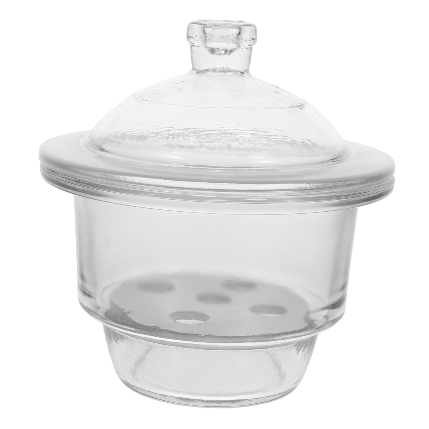 1 Pc Laboratory Glass Desiccator Jar Dryer Vacuum Drying Bottle for Laboratory Use 1L Capacity Glassware Lid for Experiments