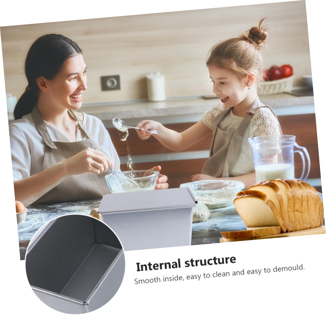 Toastform Mit Deckel Rechteckige Backform Für Toastbrot Hochwertiges Küchenzubehör Aus Hitzebeständigem Material Leicht Zu Reinzen Lagern Geeignet Für Backen Zu Hause