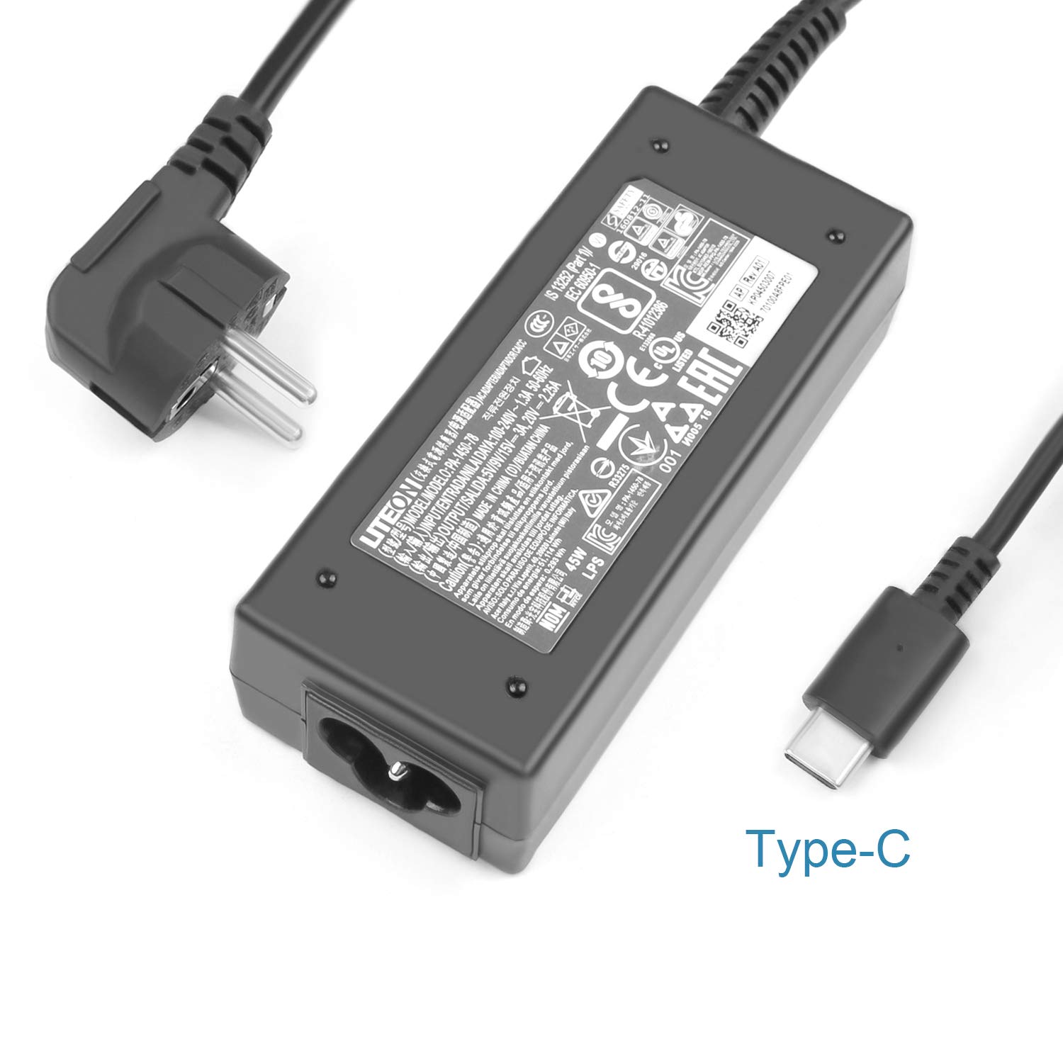 Juyoon 45W USB-C Şarj Cihazı Acer Chromebook CB314 CB314-1H CB314-1HT CB315-3H R13 CB5-312T Spin 11 C732 CB515-1HT CP311-1HN CP511-1HN CP511-1HN PA-1450-78 A78 16-04 5N1A ADP-45PE B A18-045N1A