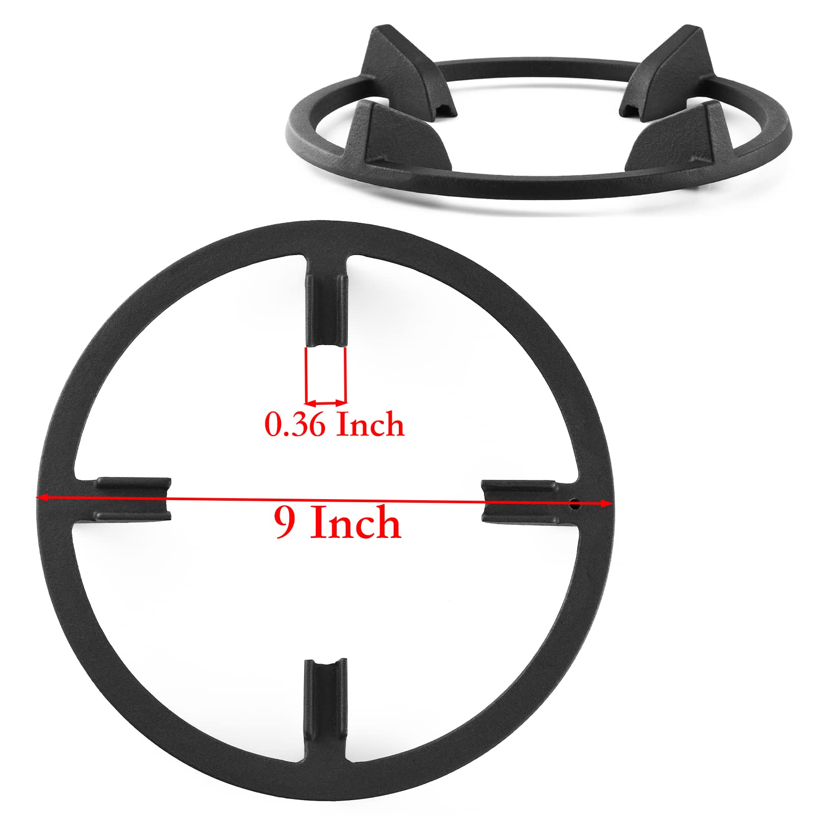 Cast Iron Wok Ring, Replacement Parts Wok Support Ring for Gas Stove