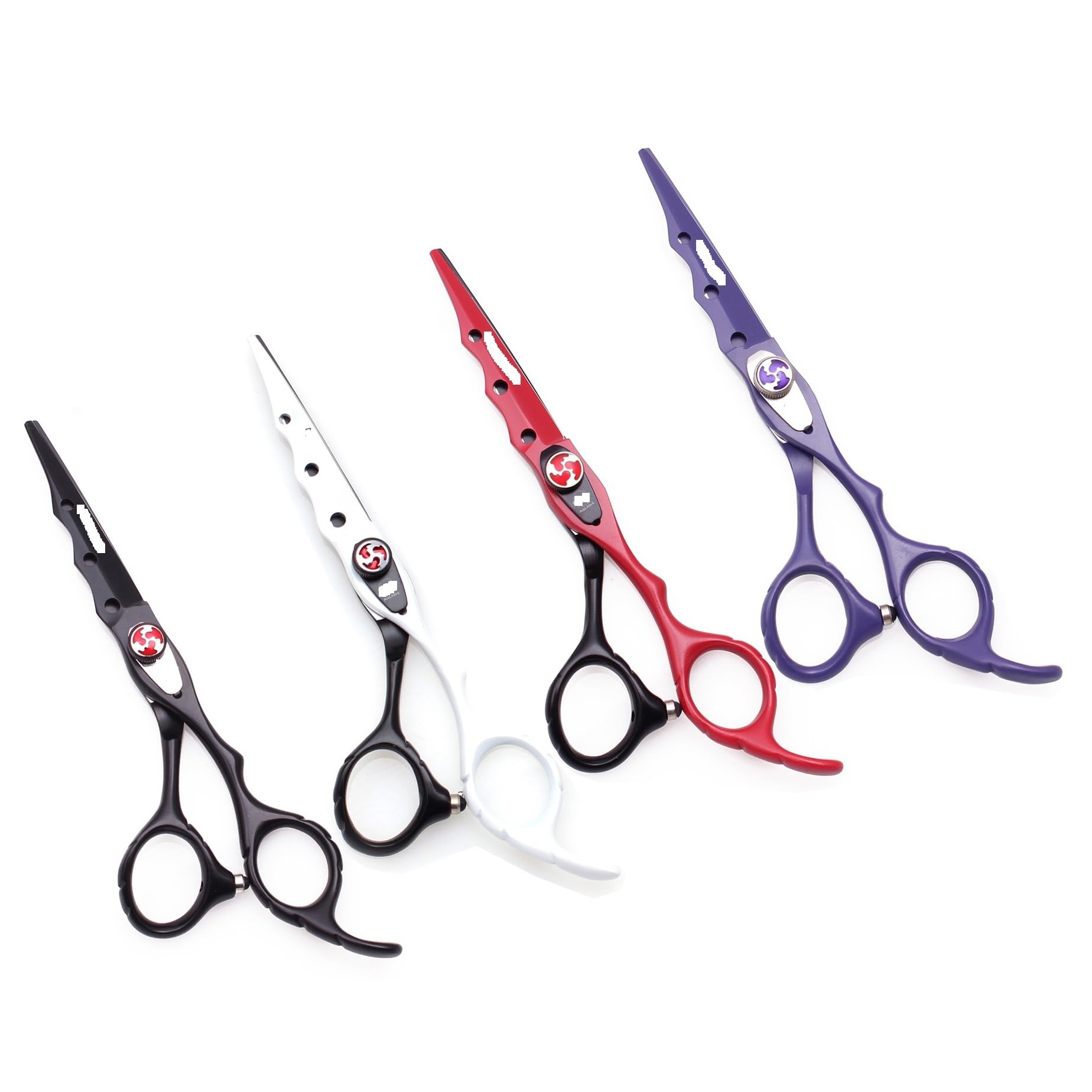 Tijeras de peluquería Tijeras de peluquería negras, tijeras corte, entresacar, profesionales(Color 1)