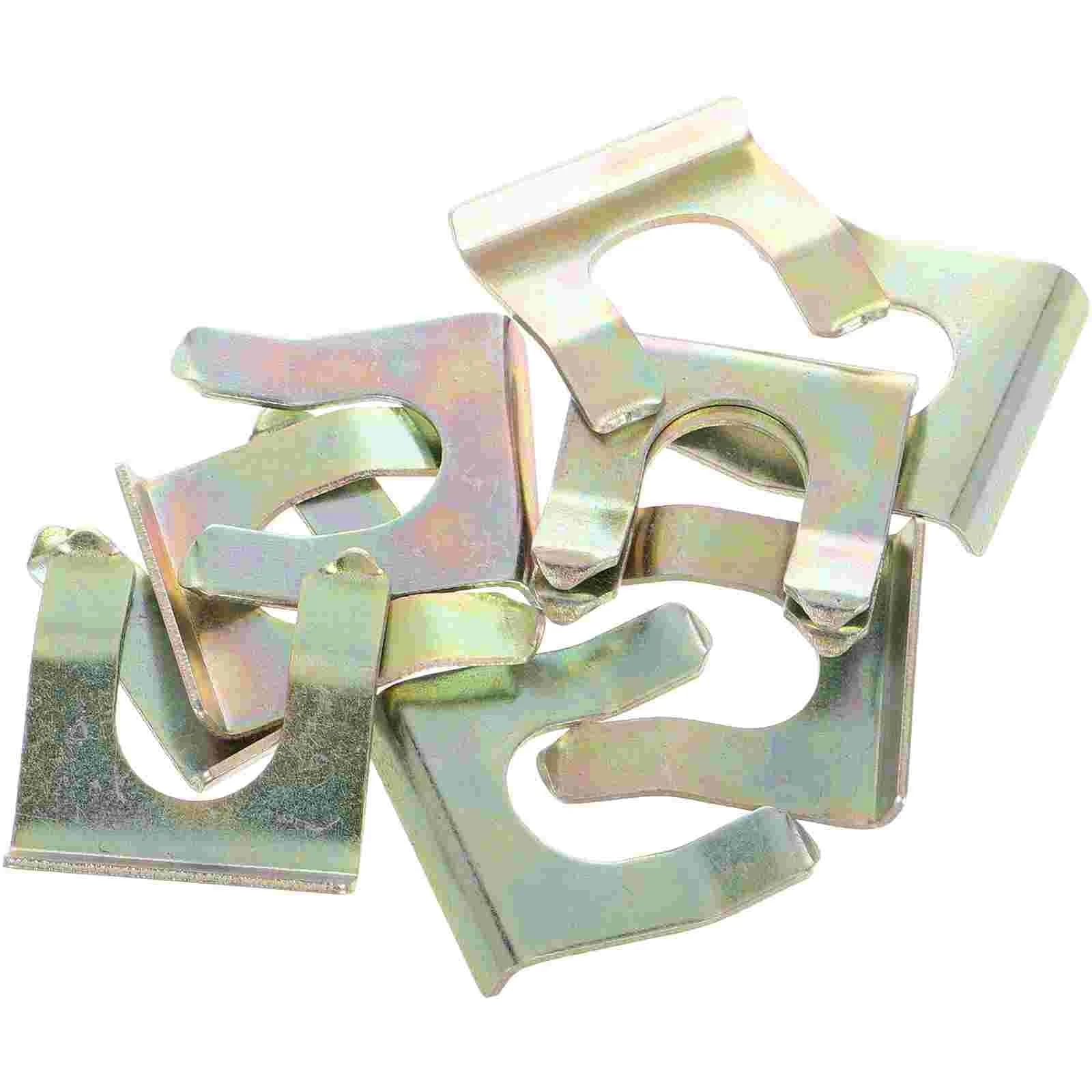 Brake Line Clips Brake Line Retainer Iron Holder U Clip Clamp Fastener Auto Parts Accessories Car Fittings(30PCS)
