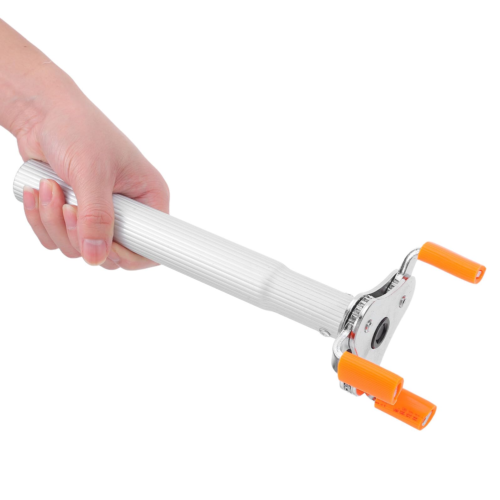 Ipetboom Herramienta de Extracción para Detectores de Humo con Cabezal de Garra y Poste Corto, Accesorio de Montaje sin Escalera para Mantenimiento Seguro en Techos Altos, 2 Piezas