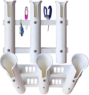 ロッドホルダー ボート用品 釣り竿スタンド 釣り道具収納 チューブ 3連 釣り 竿立て 釣り竿ホルダー