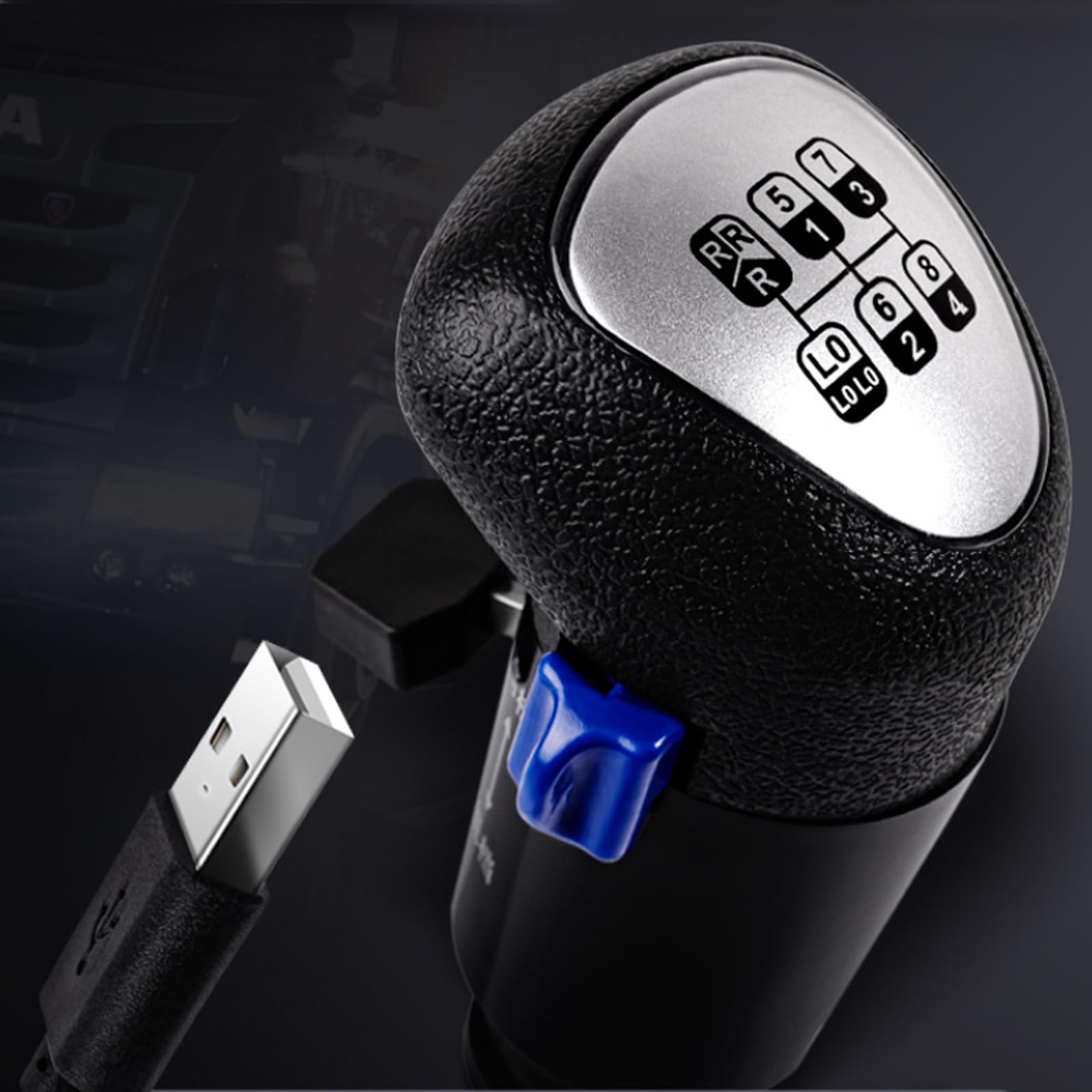 Adaptateur de levier de vitesse de prise en de jeux multiples Installation facile Configurations conviviales pour les débutants Convient simulateurs de camions et de courses Jeux multiples