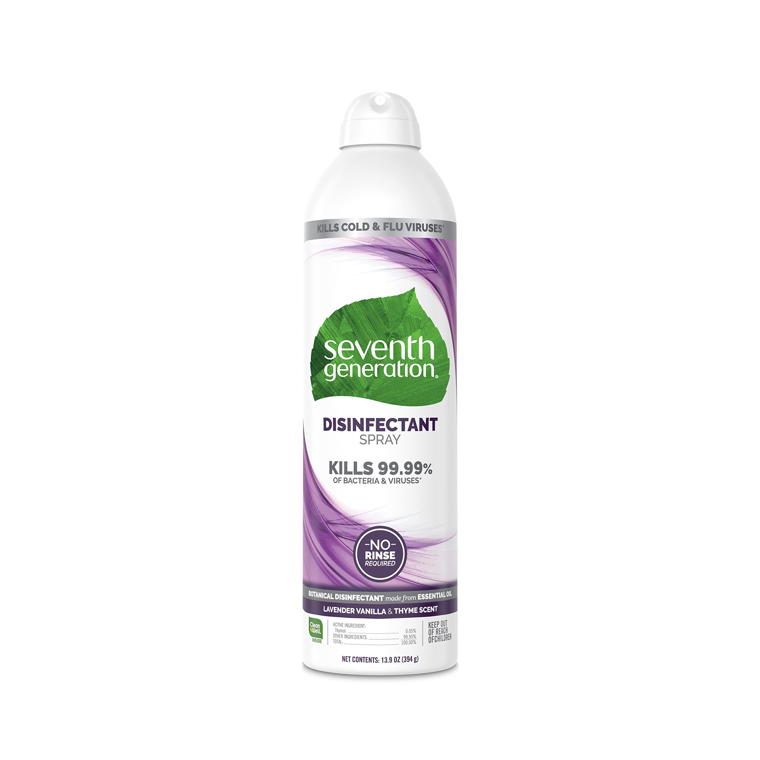 Seventh Generation Disinfectant Spray, Lavender Vanilla & Thyme