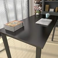 sogesfurniture számítógép íróasztal iroda asztal sötétszürke 100x60x75 vagy 120x60x75 cm PC asztal 5
