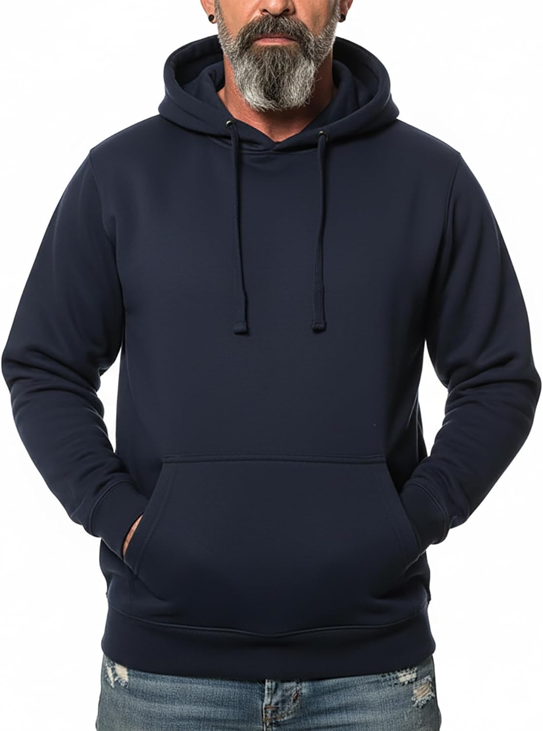ROCK-IT Apparel I Hoodie Unisex I Premium Sweatshirt met Kap I [S-5XL] I hoge kwaliteit en zeer zacht I zwart Small