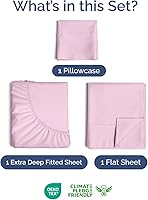Vista 235 de Extra Deep Pocket Split King Sheets - 5 Piece Breathable & Cooling Bed Sheets - Hotel Luxury Bed Sheet Set - Soft, Wrinkle Free & Comfy - Easily