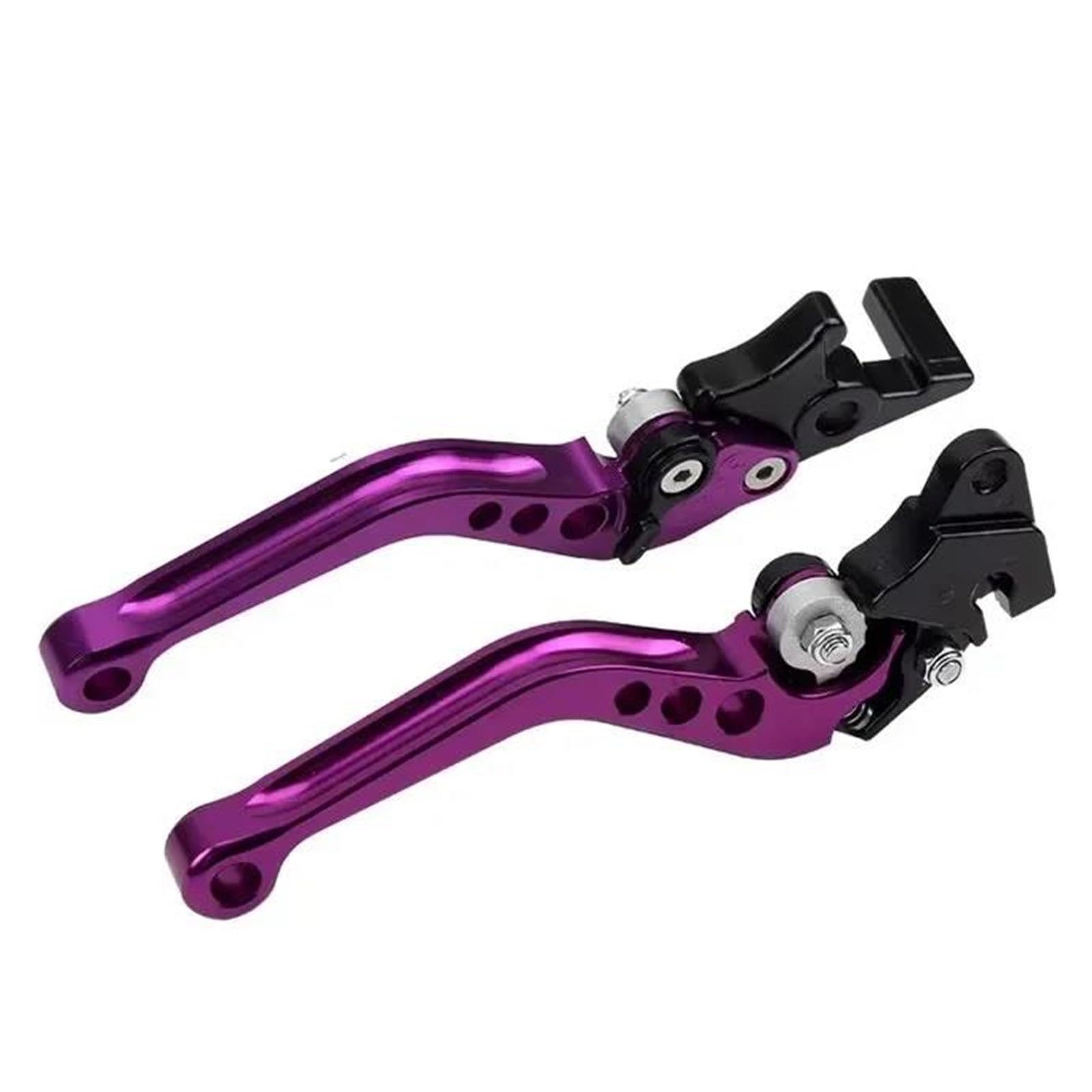 HONGSHIZI Handlebar Brake Clutch Lever Universal 22mm Diameter CNC Alloy Motorcycle Brake Handle Motorbike Modification Clutch Drum Lever Brake Lever(2)