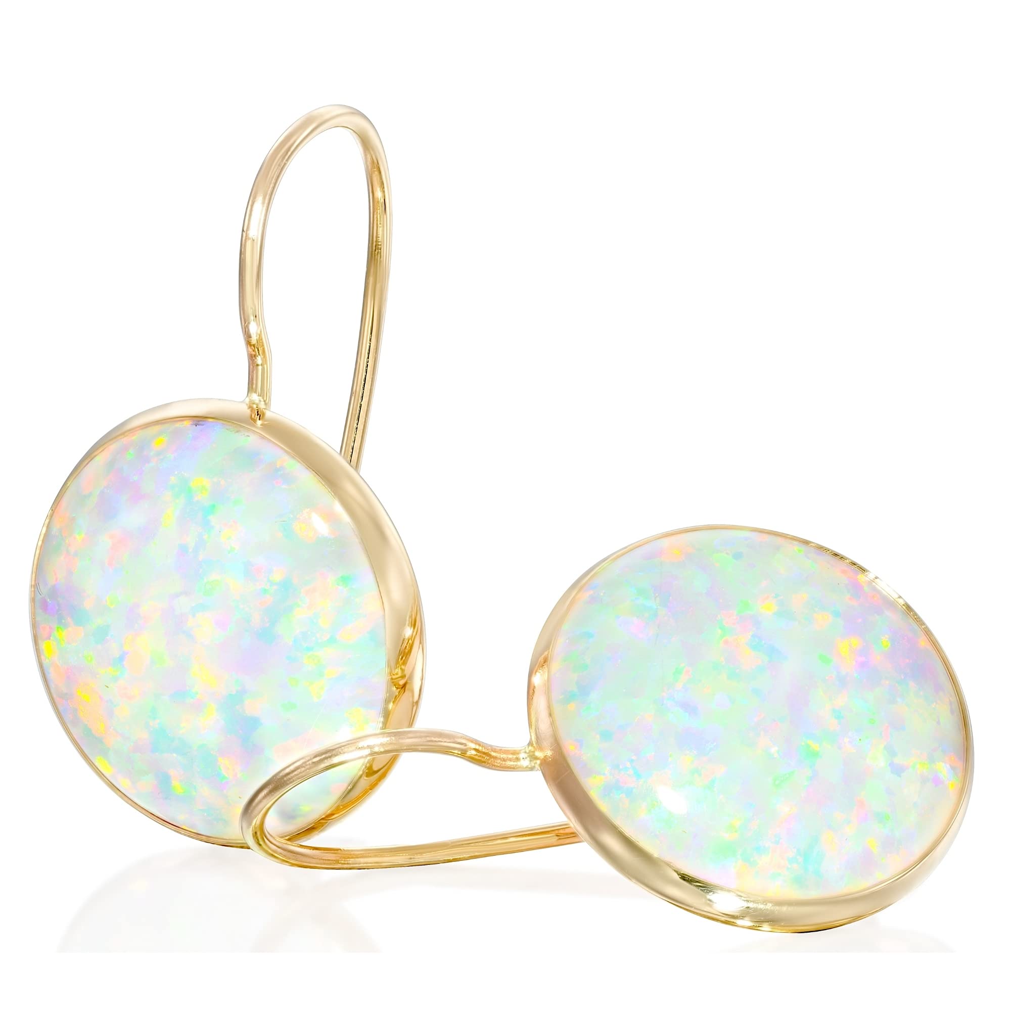 Gemstone Drop Earrings