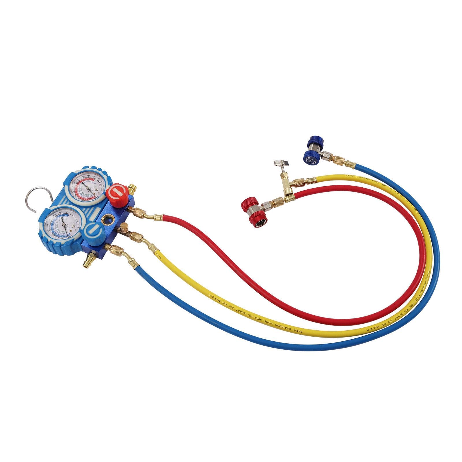 Bomba de vacío 180 W 3CFM bomba de vacío bomba compresor aire acondicionado bomba de vacío para adaptarse a R134a R410a y adaptarse a manguera de 1/4"