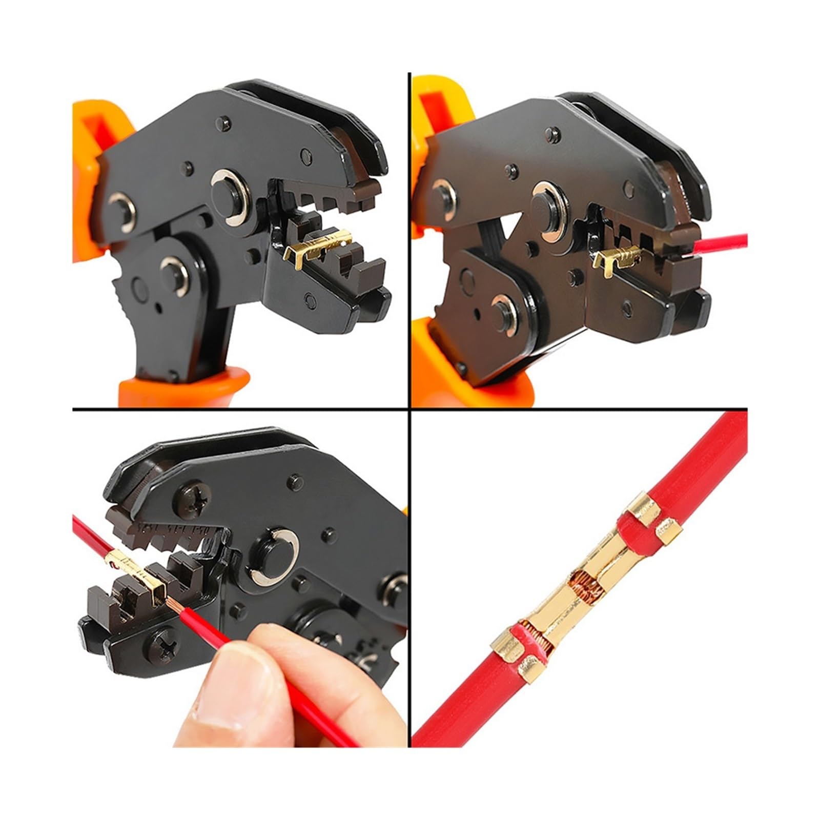 Lot de 300 cosses à sertir en U for câblage rapide de 0,5 à 1,5 mm² et gaine thermorétractable(300PCS SN48B)