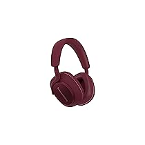 Bowers & Wilkins Cuffie sovrauricolari Px7 S2e in edizione limitata, con cancellazione del rumore e trasparenza, chiamate cristalline, Bluetooth, riproduzione di 30 ore, rosso rubino