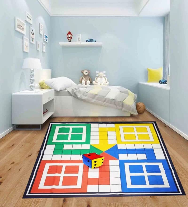 MUREN® Ludo Game Big Size Mat 4 X4 Feet with 4 Inch Dice & Tokens, Anti-Skid Jumbo Family Fun Play-Outdoor/Indoor Activity (B0B3T82KK7) Amazon Price History, Amazon Price Tracker