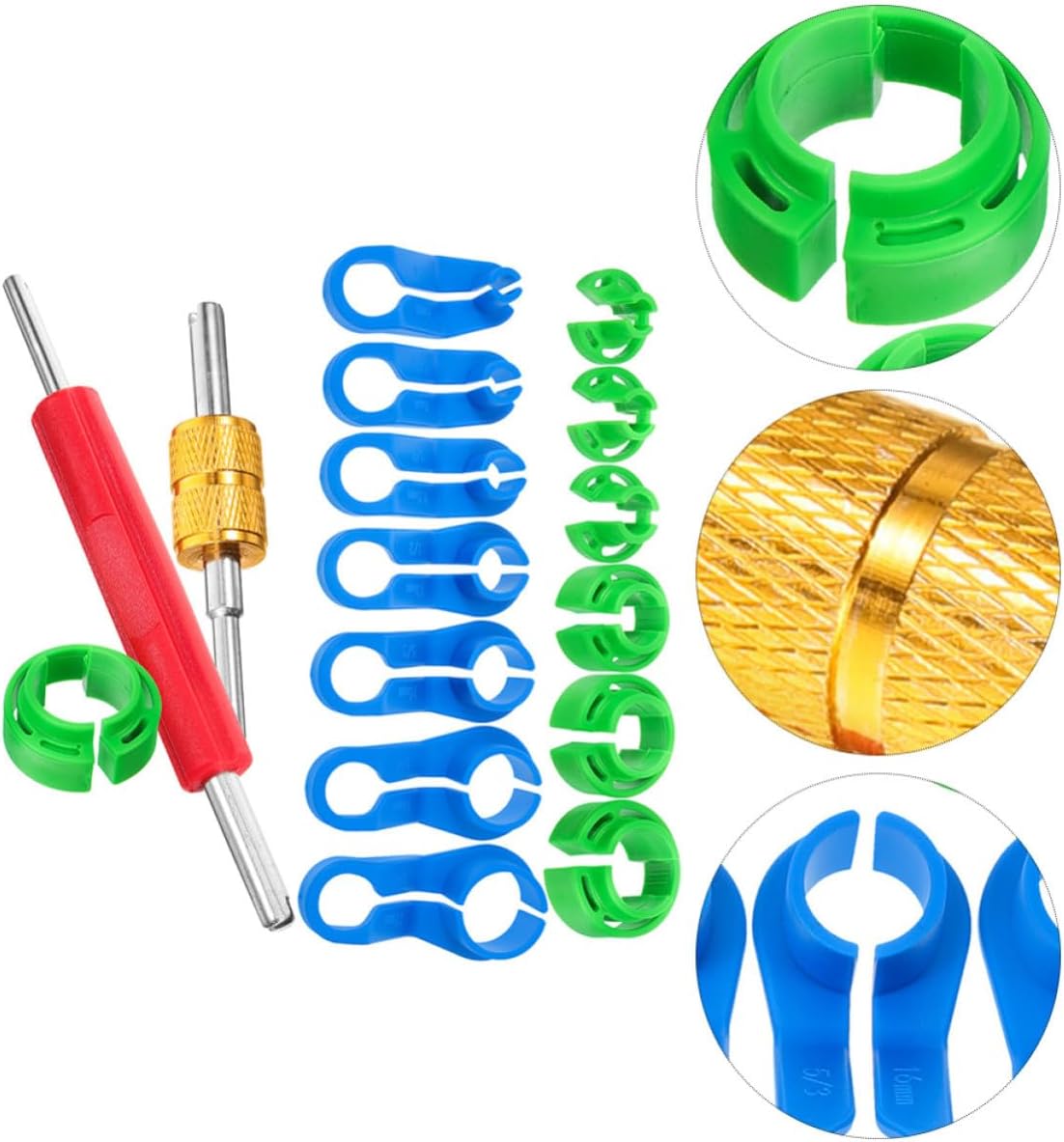 Healifty 2 Sets Line Disconnect Tool Kit for Automotive and Ac Hose Removal with Plastic and Metal Construction, Convenient Fast Connections, Simple Operation for Repair Tasks