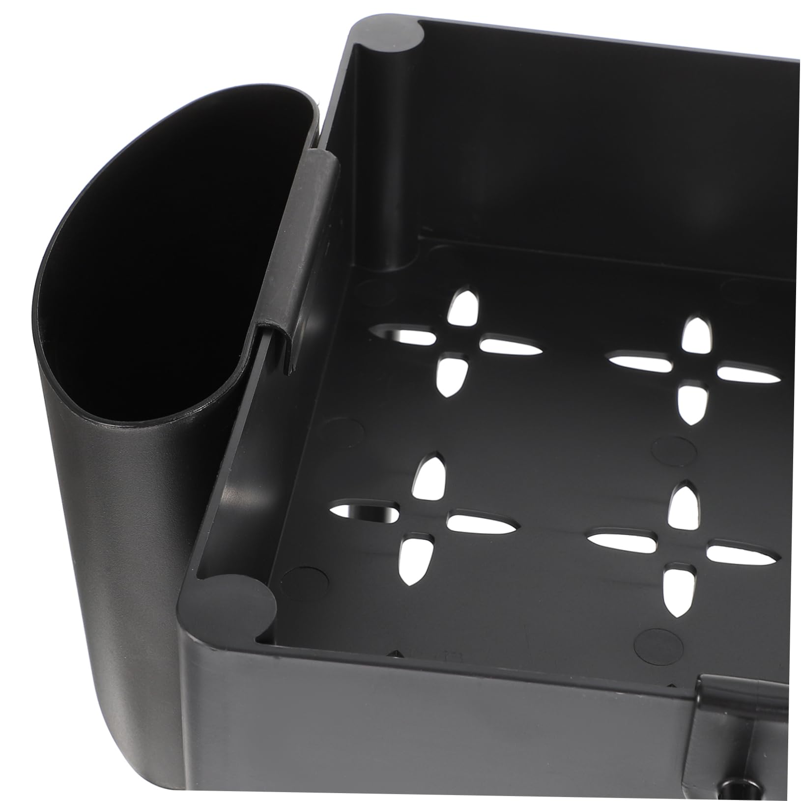 Ciieeo Panier de Rangement Coulissant sous Évier 2 Niveaux Noir Abs