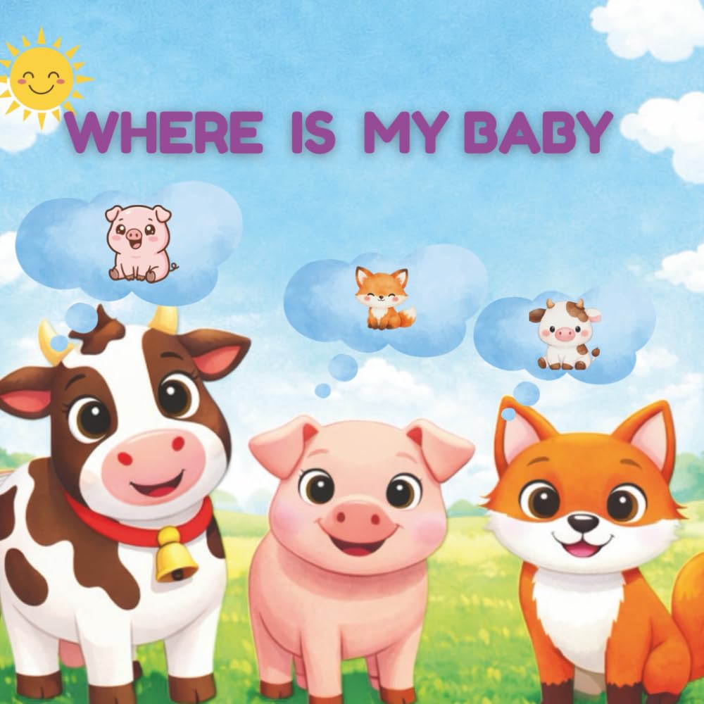 Where Is My Baby?: A Fun Farm Animal Matching Book for Toddlers (Magical Minds Early Learners Series)