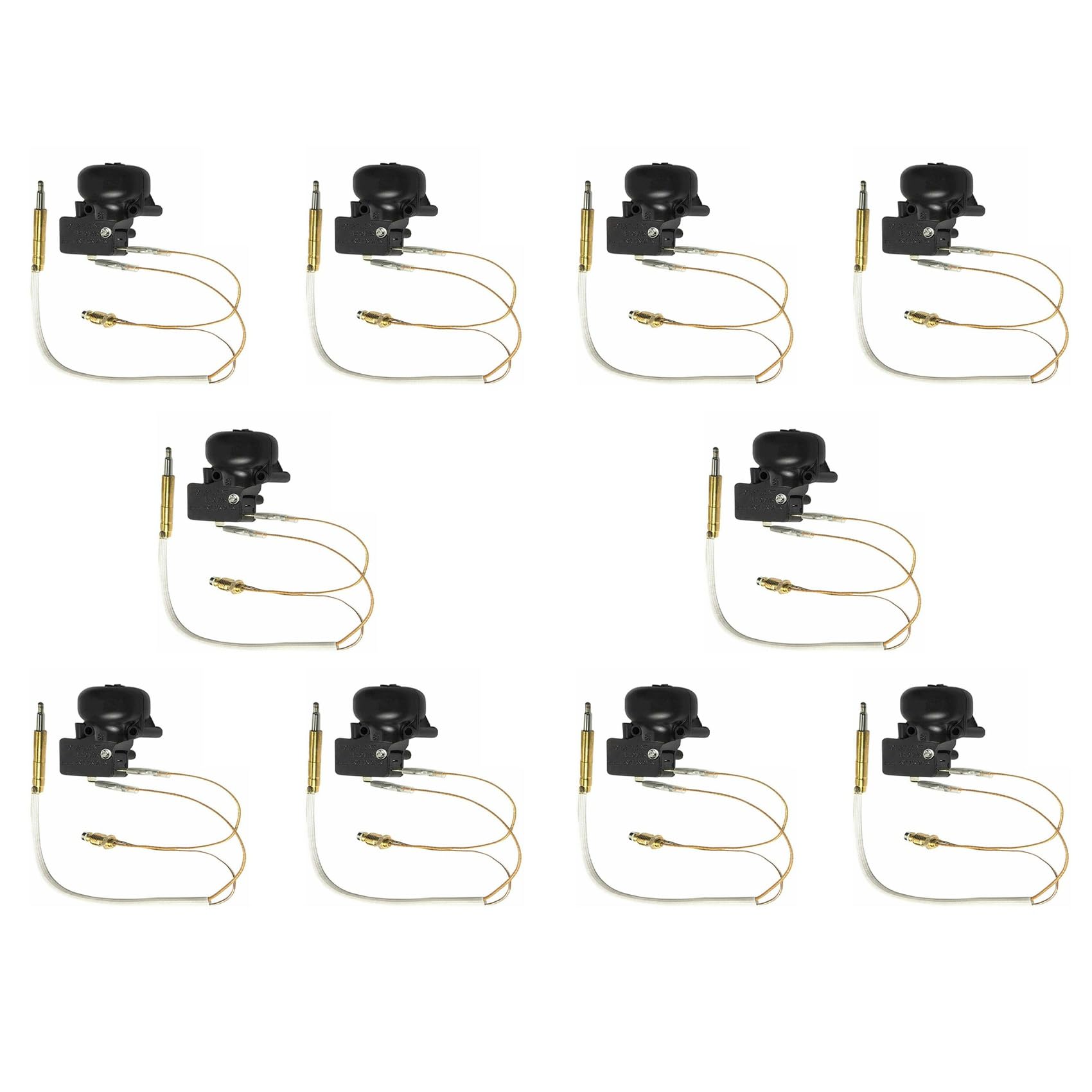 Vjsujehgy 10X Thermocouple and Tilt Switch for Patio Heater Dump Switch for Propane Heater Patio Heater Outdoor Gas Heater Kit