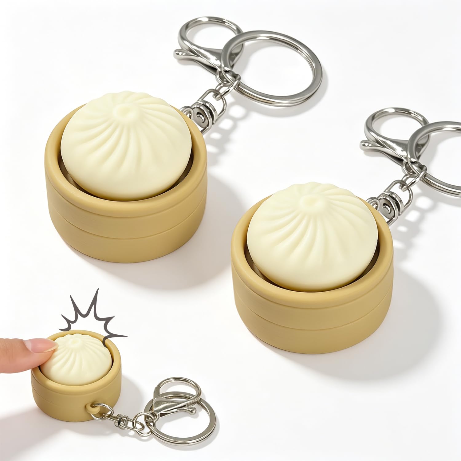 Photo 1 of NISVACON Dumpling Keyboard Fidget Toy - 2 Pack