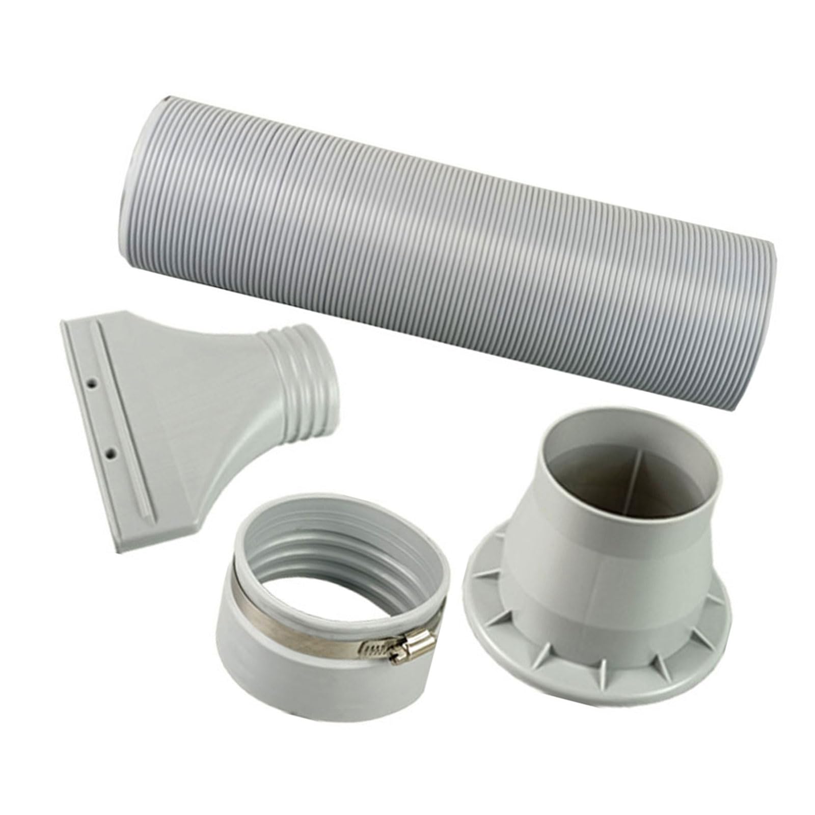 Air Conditioning Hose Exhaust Tube Adapter Portable Ducting Exhaust Tube Easy Installation Ventilation Adapter Set