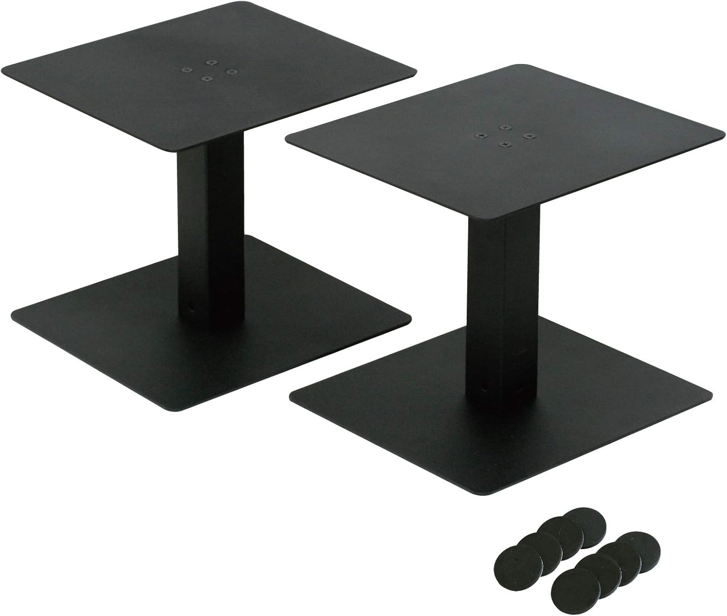 Kikutani MO-SPS Monitor Speaker Stand, Top Plate: 9.4 x 8.3 inches (240 x 210 mm), Height: 8.1 inches (206 mm), Insulator Included