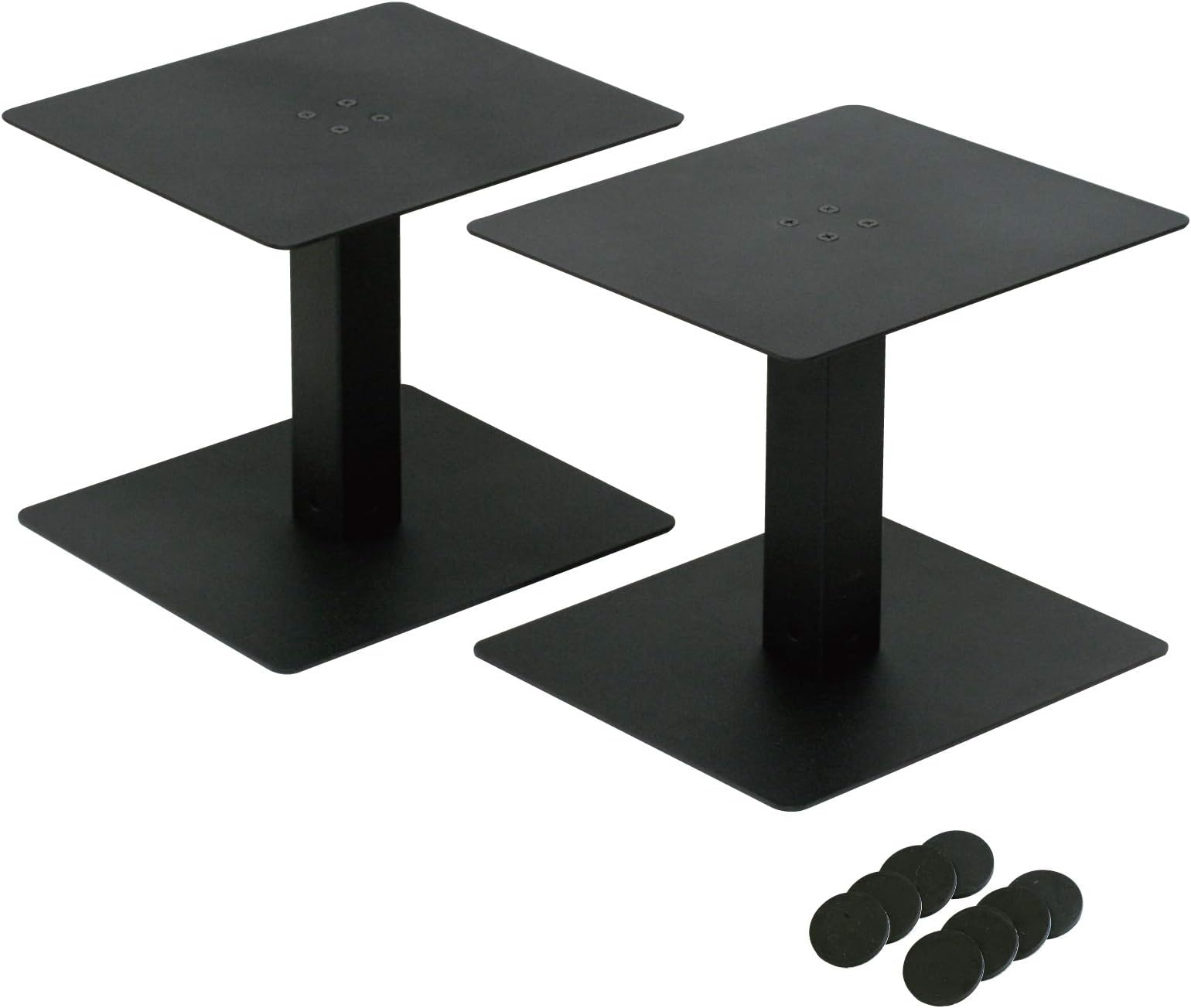 Kikutani MO-SPS Monitor Speaker Stand, Top Plate: 9.4 x 8.3 inches (240 x 210 mm), Height: 8.1 inches (206 mm), Includes Insulator