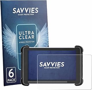 Savvies 6 Stück Schutzfolie für MUCAR 892BT Displayschutz-Folie Ultra-Transparent