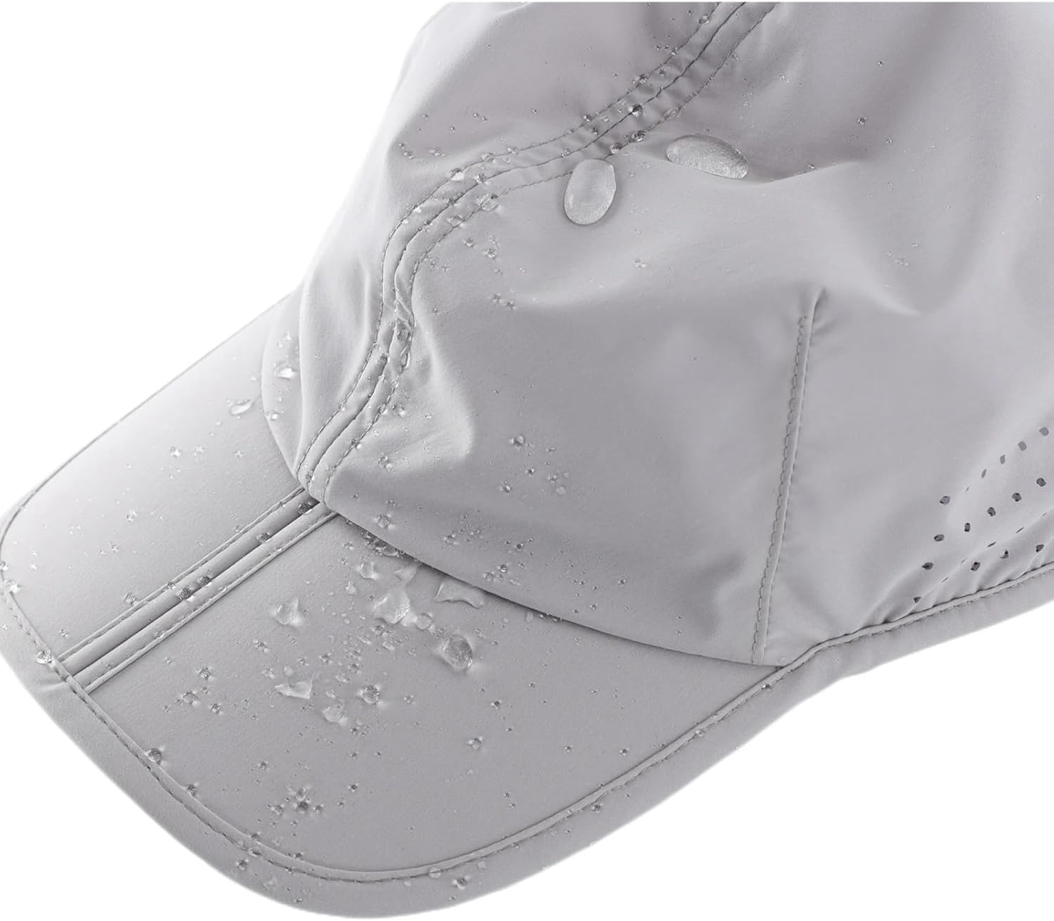 Men's Women Foldable Performance Running Hat Adjustable Waterproof Outdoor Sport Lightweight Summer Cap