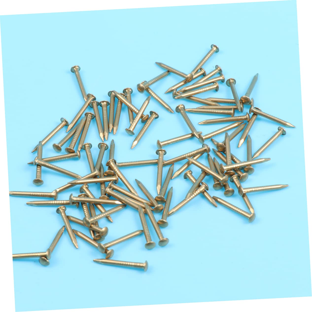 300pezzi Chiodi Ottone Testa Rotonda Confezione Progetti Di Arredo Per Cerniere e Scatole Decorative