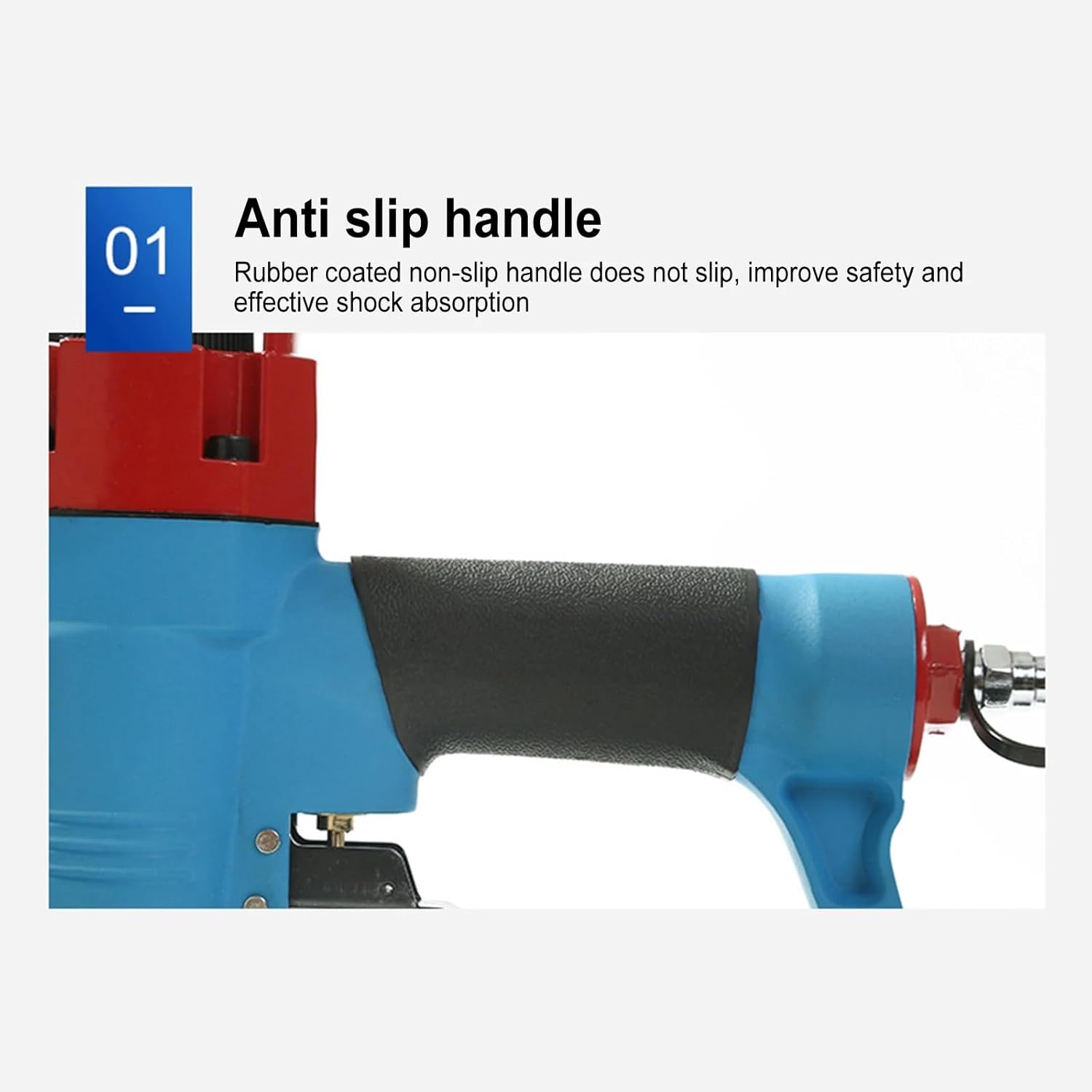 Pneumatic Stapler ，Powered Upholstery Stapler F50 Electric Nail Gun Furniture Construction Stapler Portable Electric Nail Gun Power Tools Electric Nail Gun for Framing