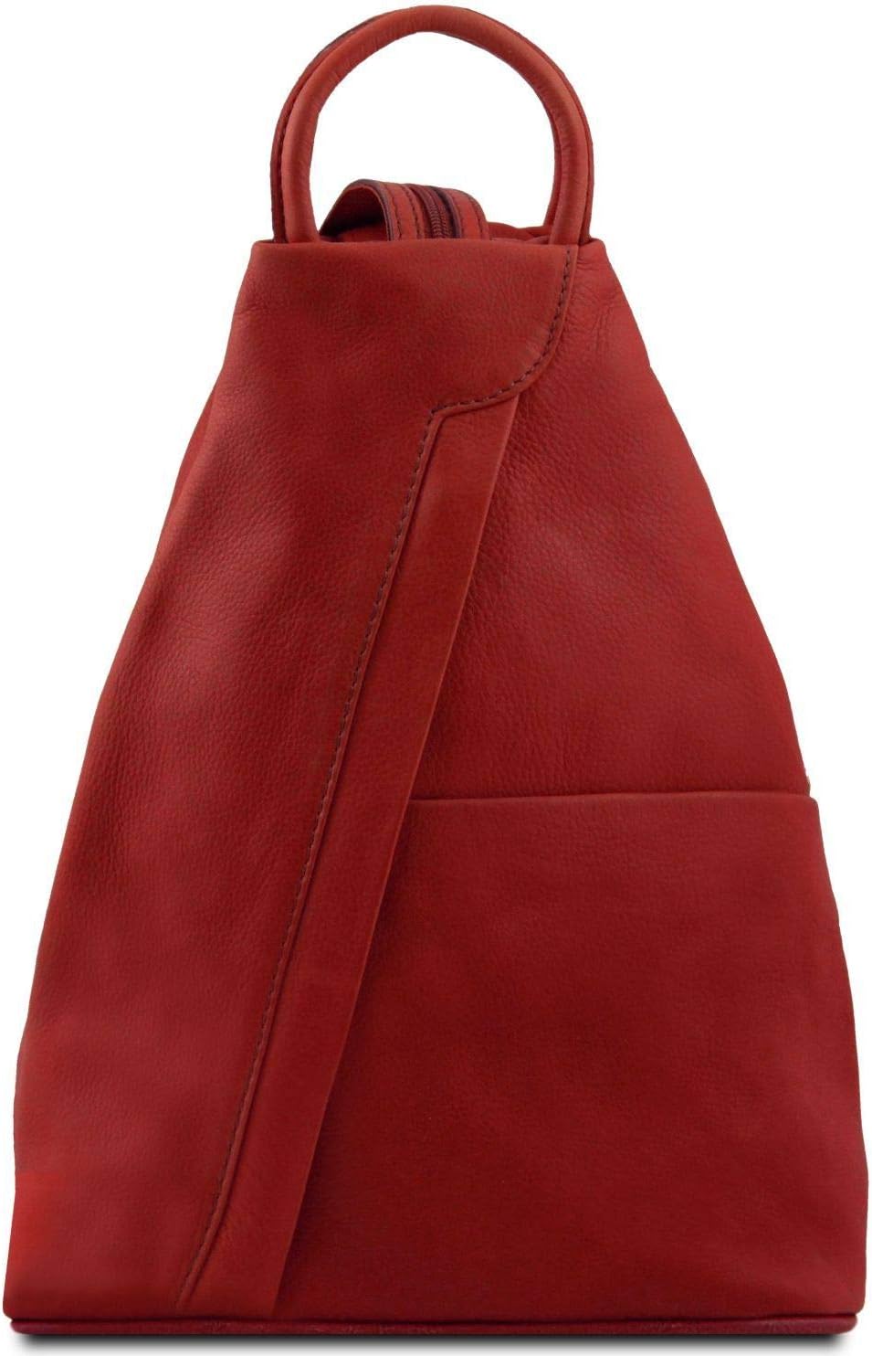 Tuscany Leather Shanghai Leather backpack Red