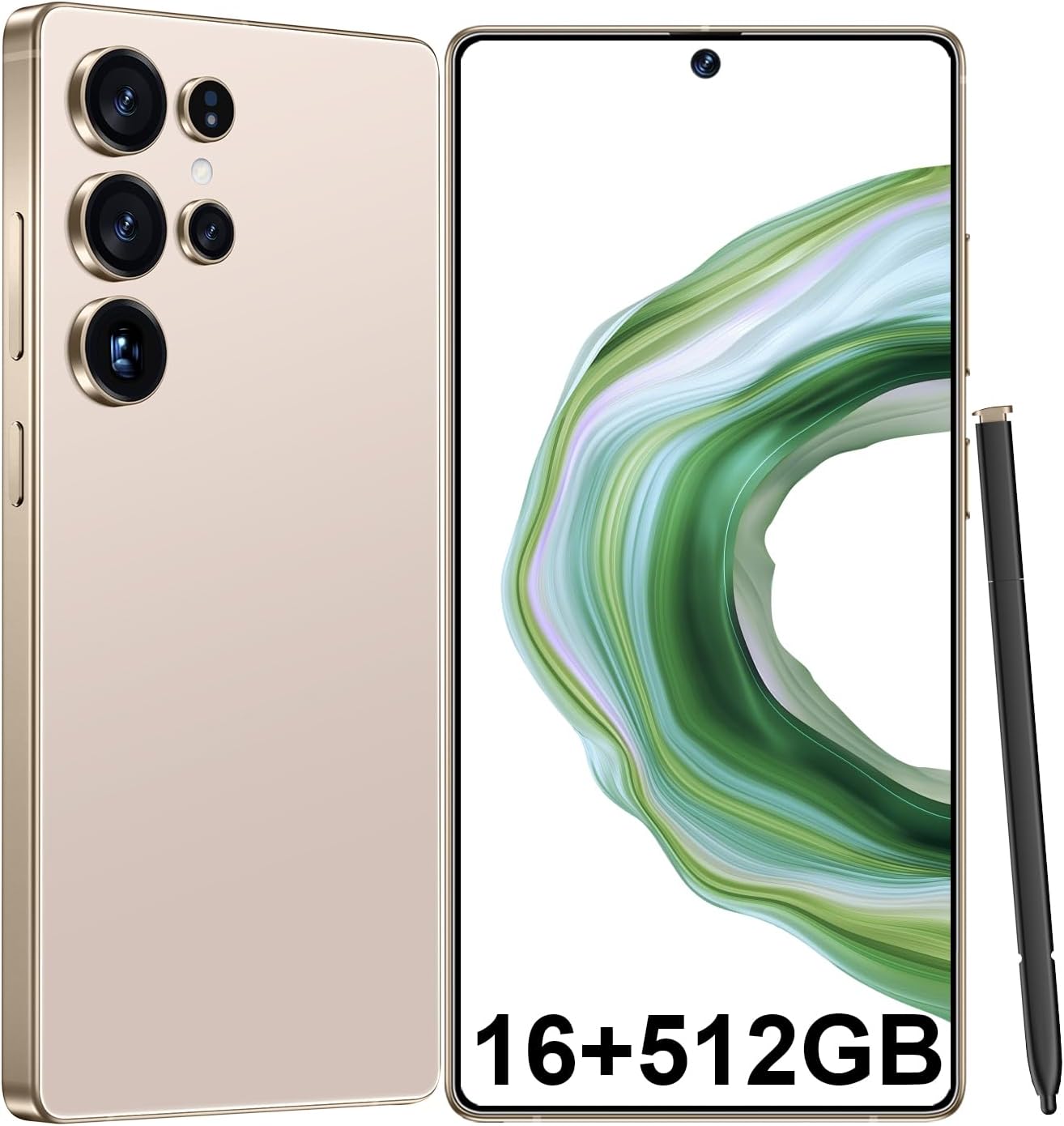 I25 Ultra Smartphone 16+512GB  Android 14  Snapdragon 8 Gen 3  Cámara dual de 68MP+108MP  Batería de 7000mAh  Pantalla FHD+ de 6.99 pulgadas  Supera