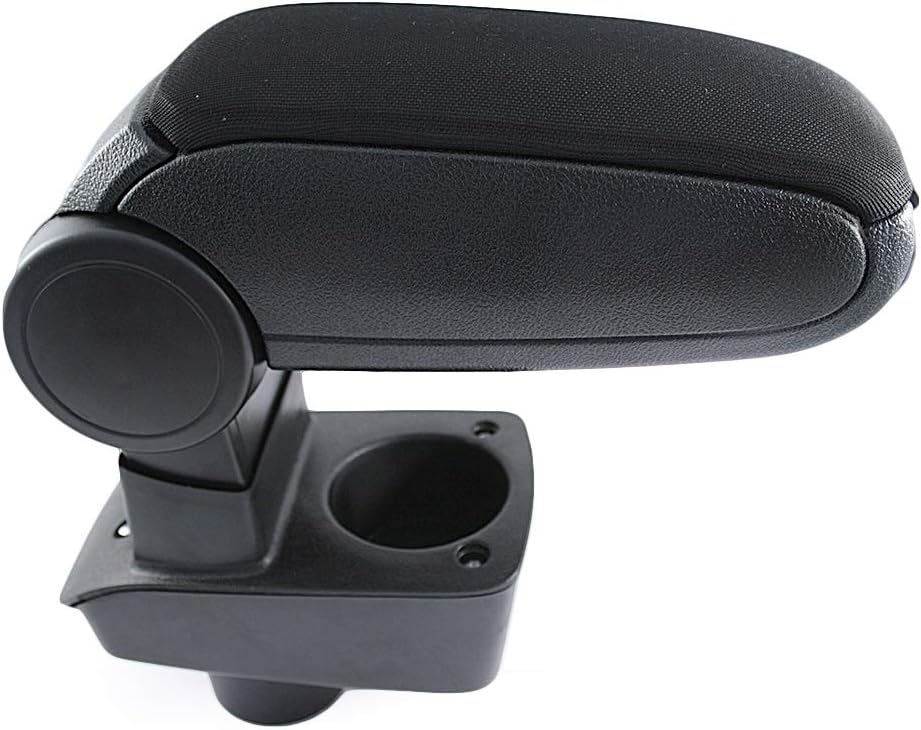 Armrest Car Arm Rest Centre Console For Fiesta MK6 CB1 CCN 2009 Onward Specific Model Fit Black Textile