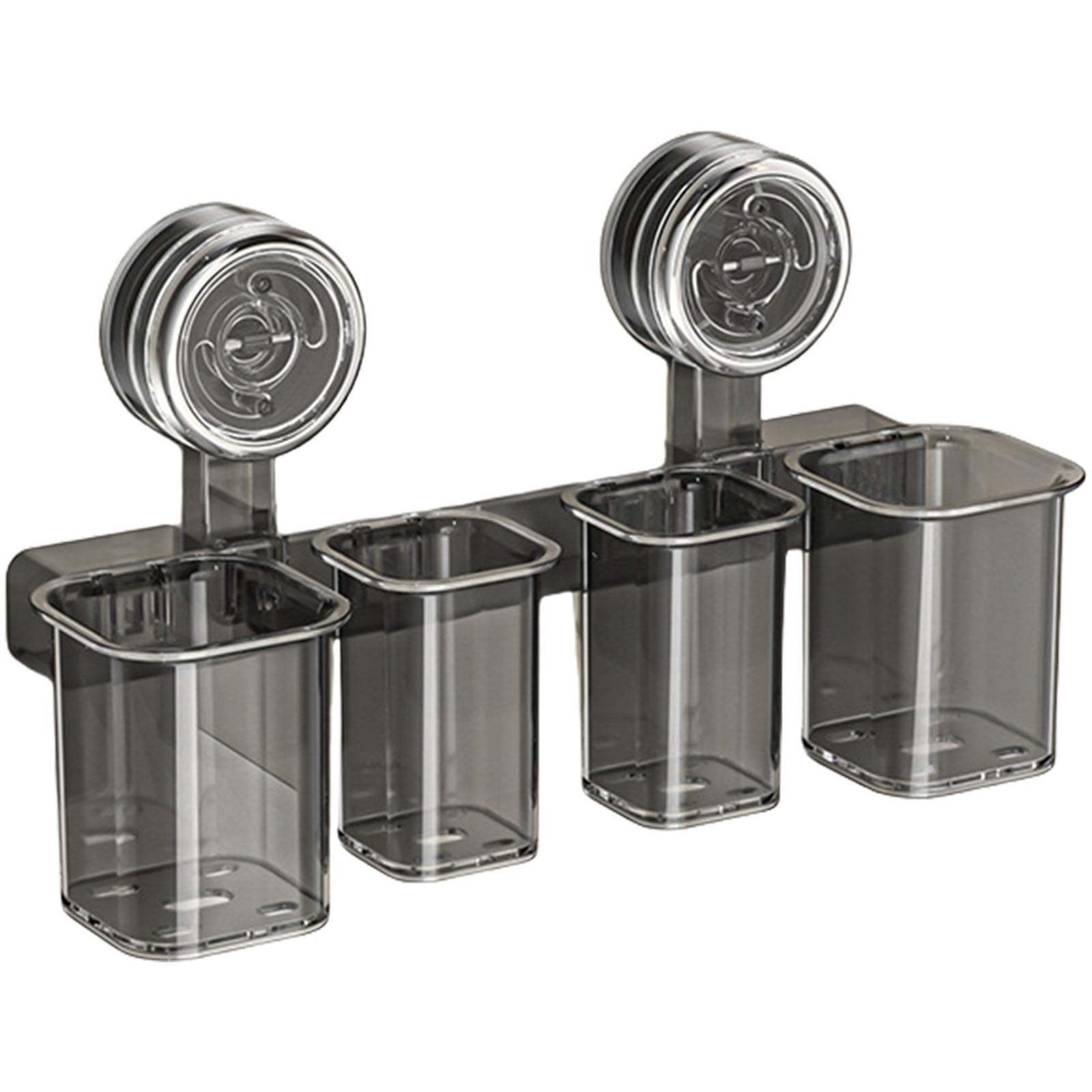 Sturdy Toothbrush Holder Suction Cup User Friendly Wall Organizers with High Load Capacity for Bathroom Wall Mounted Rack