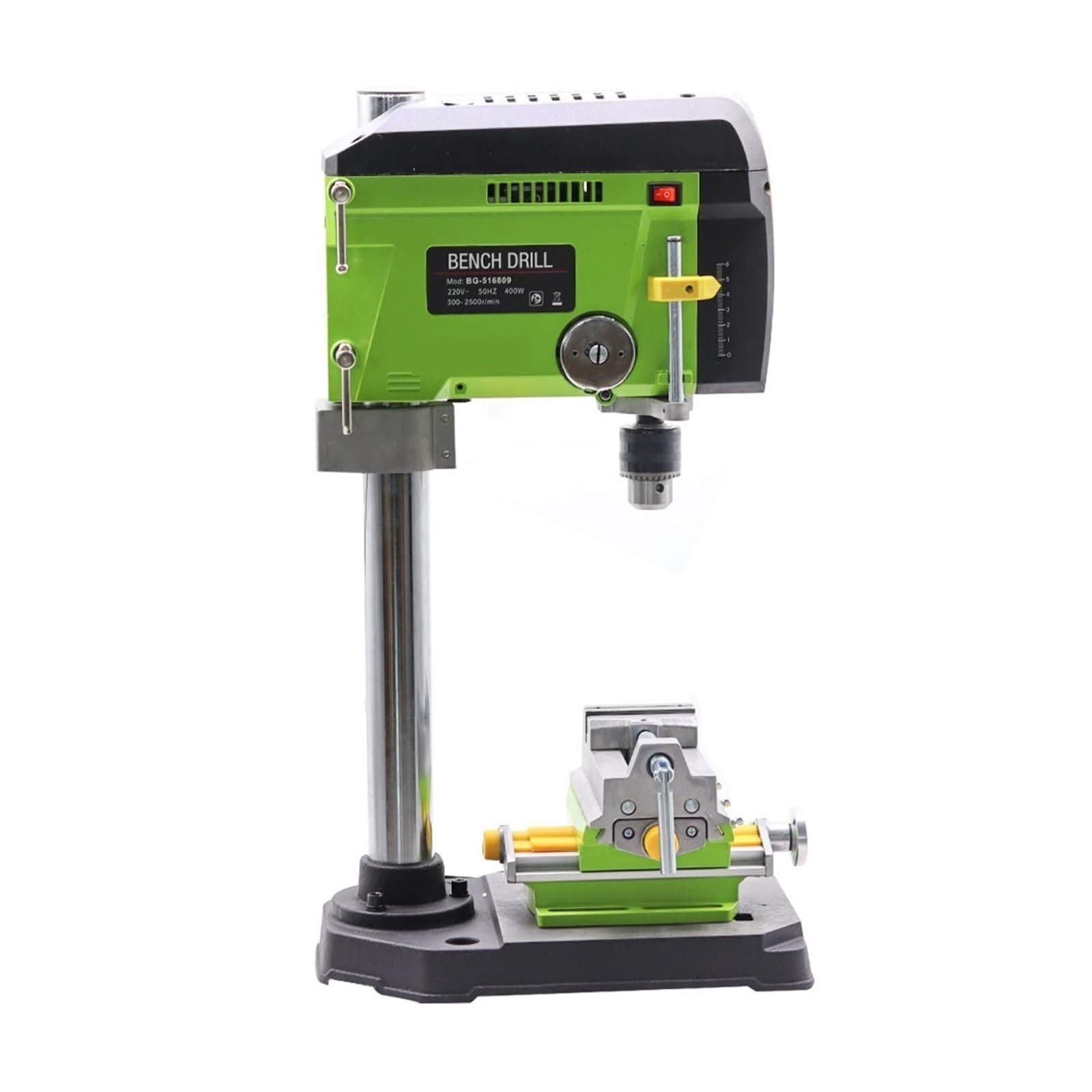 Taladro de Columna, Taladro De Banco De Alta Precisión Con Pantalla Digital, Pequeña Máquina Perforadora Y Fresadora De Grado Industrial For El Hogar, Mini, Perforadora