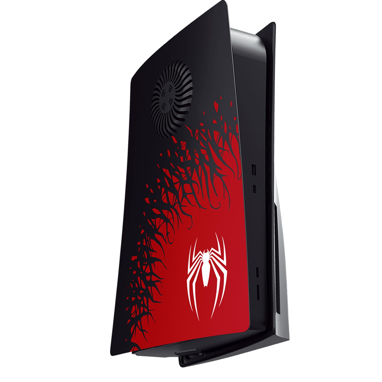 ElitePlay Spider - Piastra frontale di ricambio per PS5 con prese d'aria di raffreddamento, accessorio per Playstation 5 Disc Edition