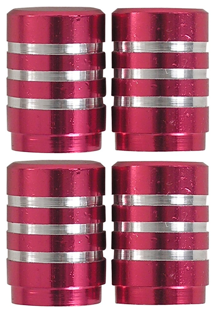 custom accessories LED Innovation 16014 Red Billet Aluminum Valve Cap