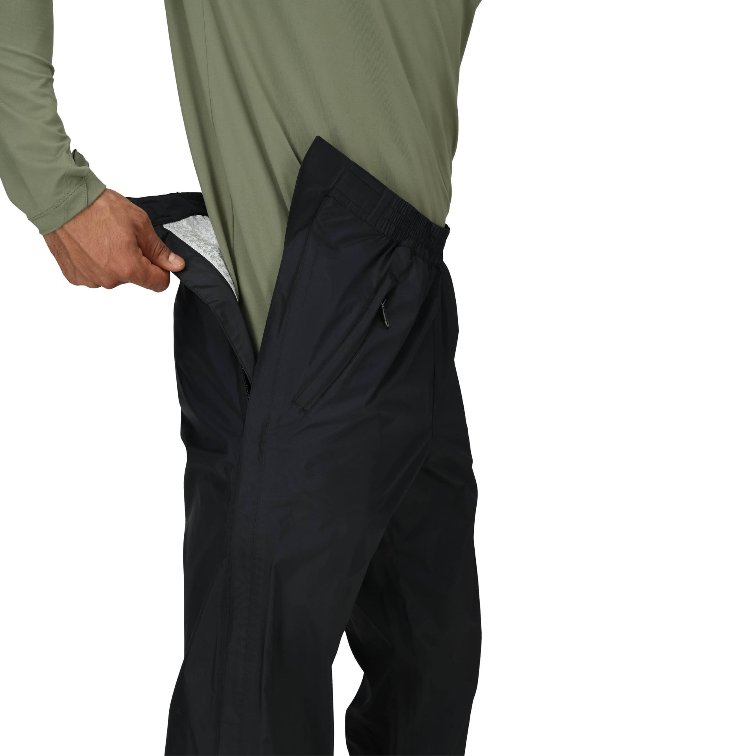 Marmot Herren wasserdichte Regenhose, Winddichte Wanderhose, atmungsaktive Regenkleidung zum Wandern und Trekking Precip Eco Full Zip Pant