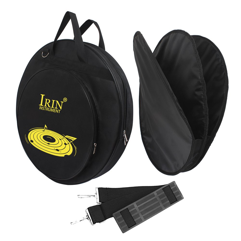 Bolsa de Platillo, 21 Pulgadas Divisor Extraíble Correa de Hombro Oxford Tela Platillo de Bolsita con Tres Bolsillos