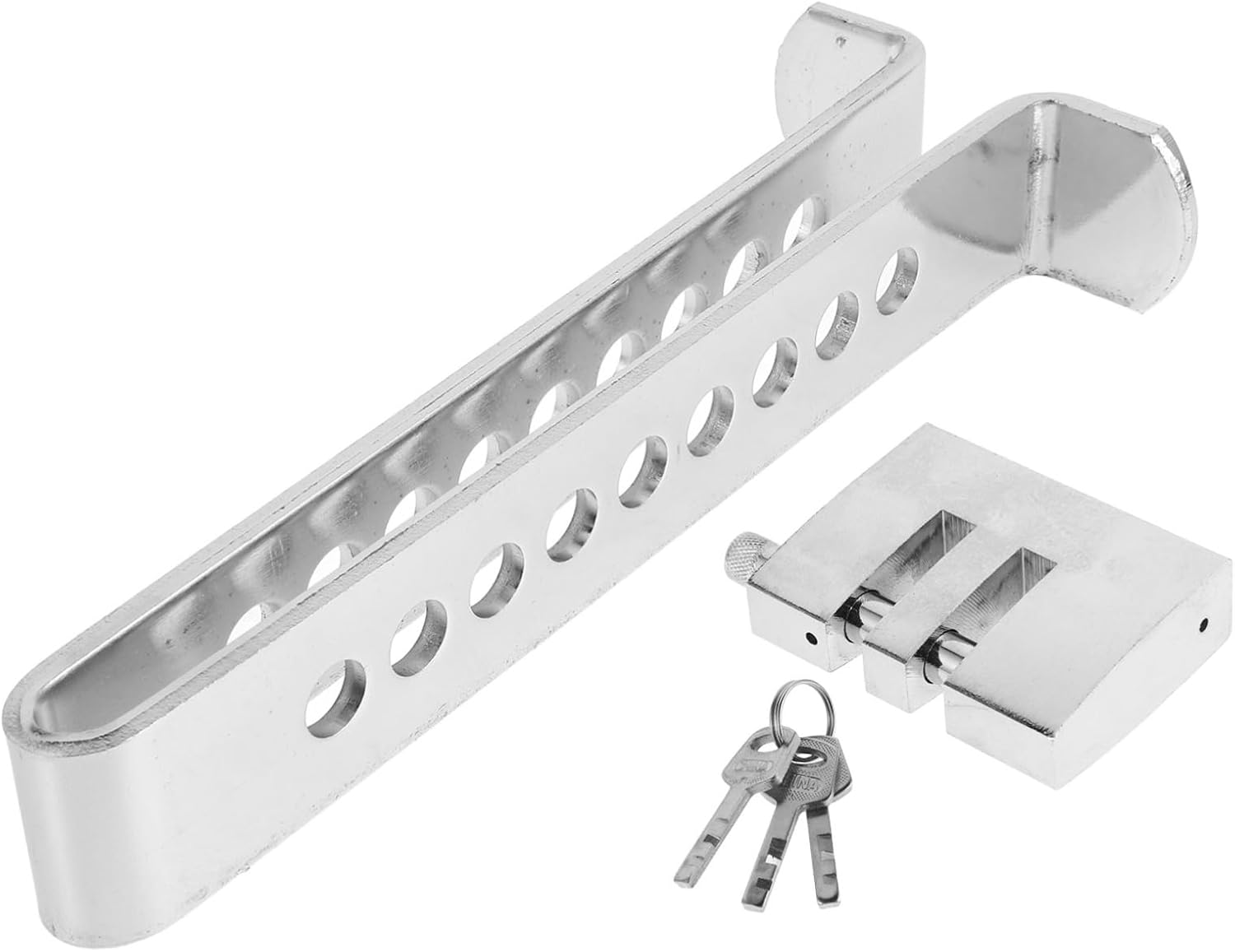 Adjustable U-Shaped -Theft Clutch Brake Lock for Car Security Multi-Function Vehicle Device Compact and Easy to Carry