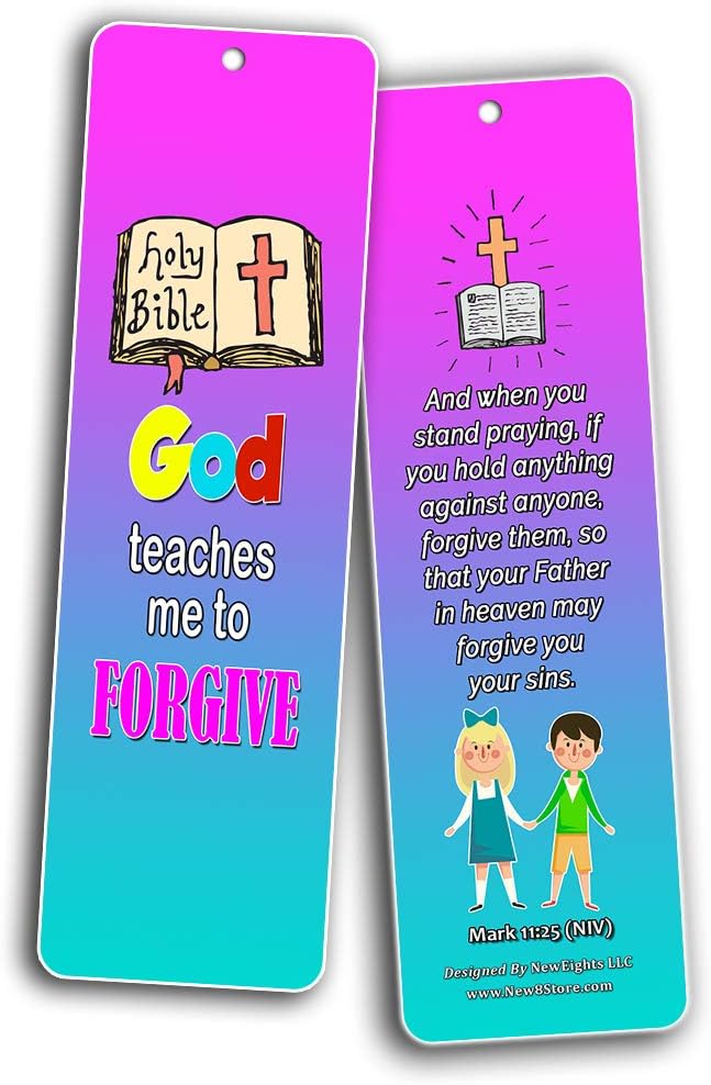 Favorite Bible Verses for Kids - Friendship, Love and Forgiveness (60-Pack) - Great Way for Kids to Learn The Scriptures