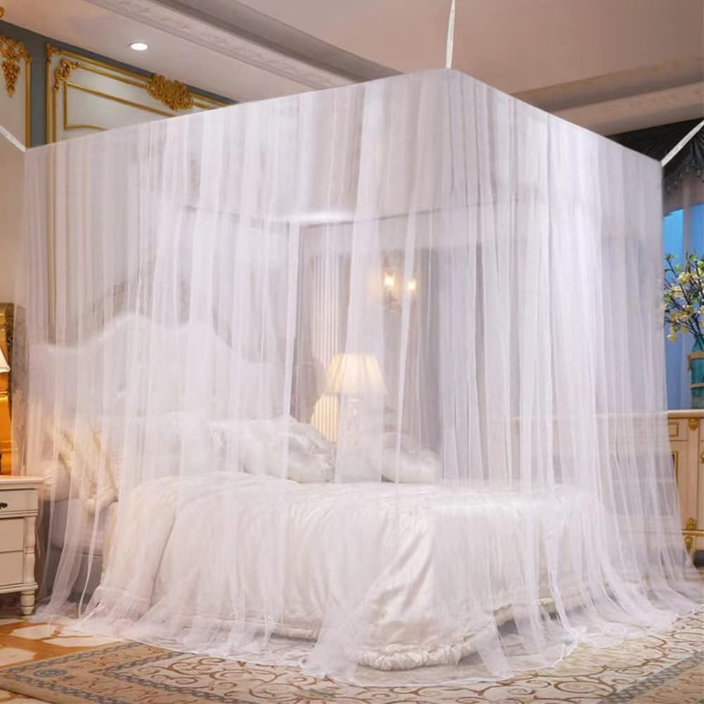 Moustiquaire De Lit Carré 3 Ouvertures 2 Pcs | Leroy Merlin