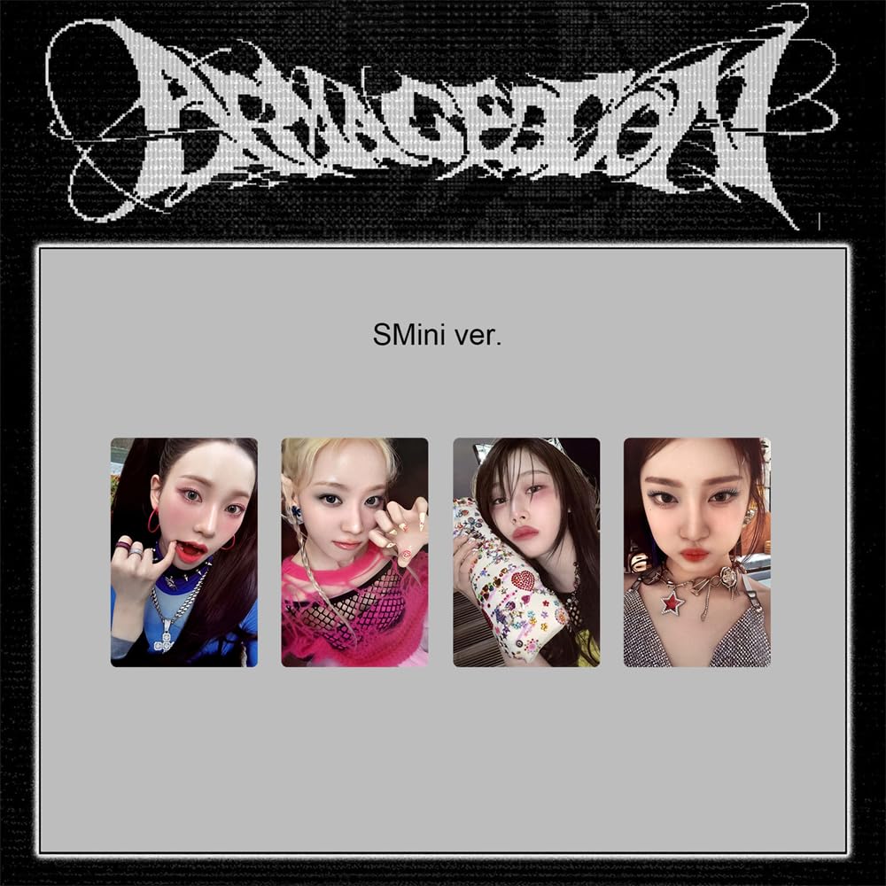 Ariesxin KPOP Album Armageddon Photocard KARINA GISELLE WINTER