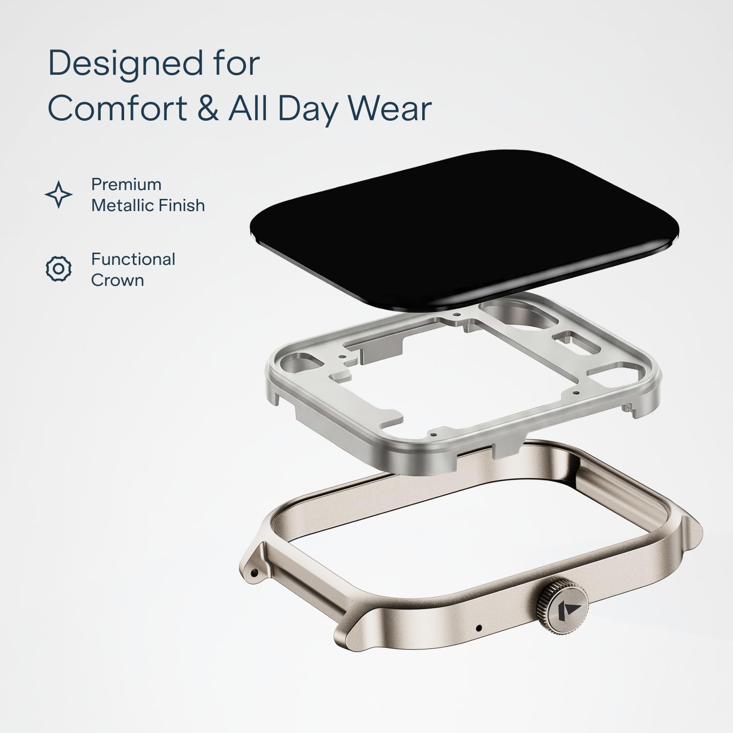 boAt Ultima Ember 2 Smartwatch, 1.96” AMOLED Display, Ultra Bright 1000 nits Brightness, AOD, Personalized Fitness Nudges, Functional Crown, 100+ Sports Mode smartwatch for Men & Women (Velvet Wine) — Amazon image 4